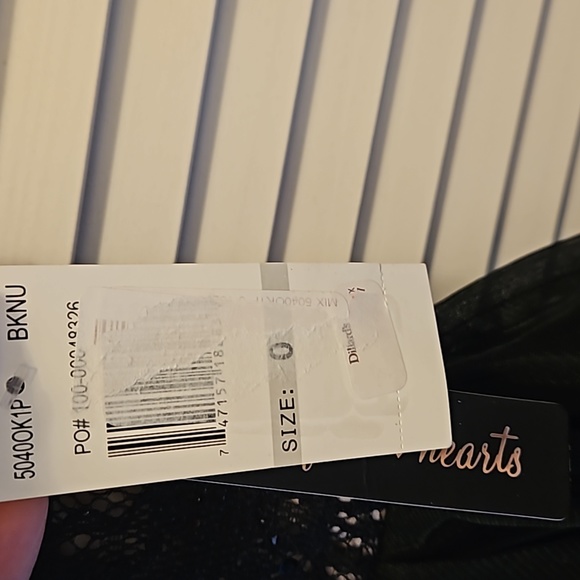 Sequin hearts dress black lace and Toole juniors size 0 - Picture 6 of 7